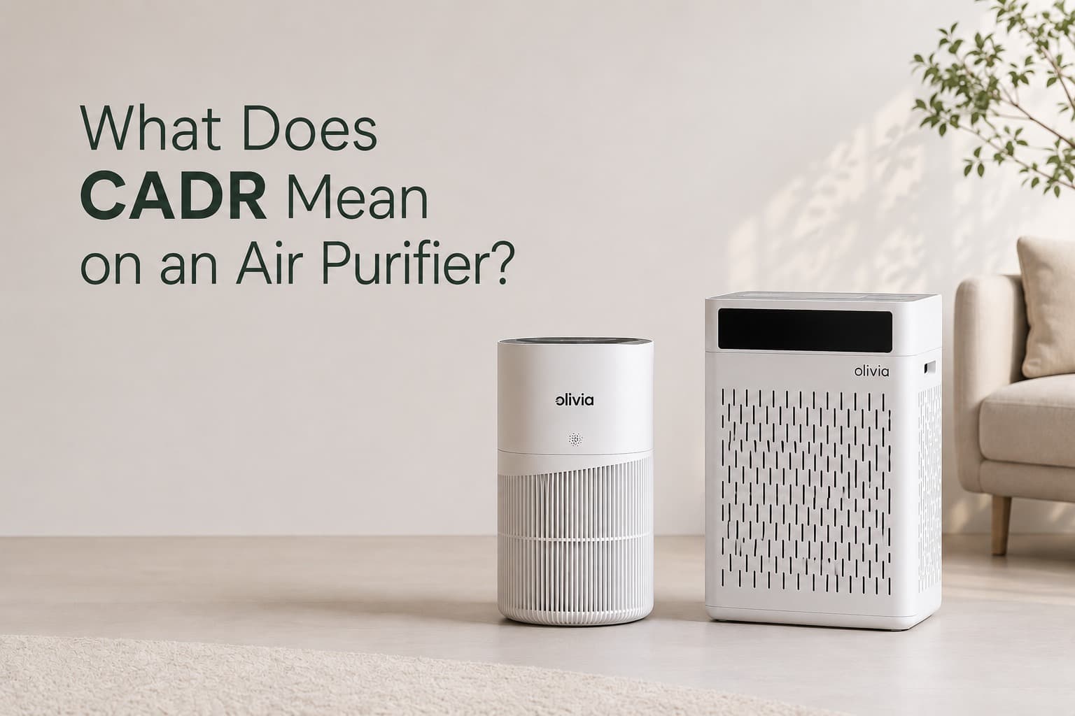 What Does CADR Actually Mean on an Air Purifier Box?