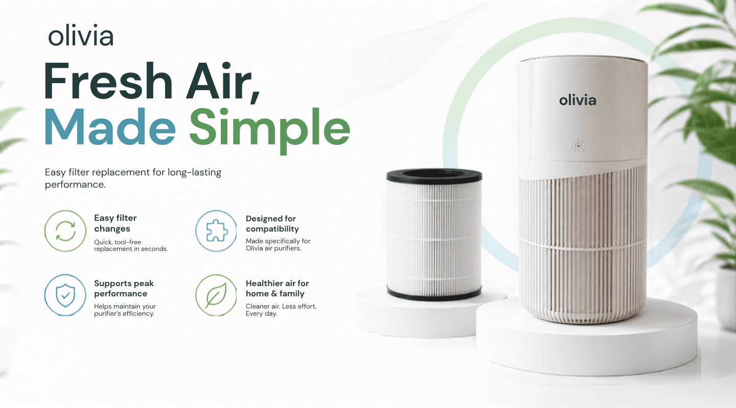 Fresh Air, Made Simple - Olivia 700 Replacement Filter